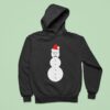 Frosty Santa Snowman Christmas Hoodie