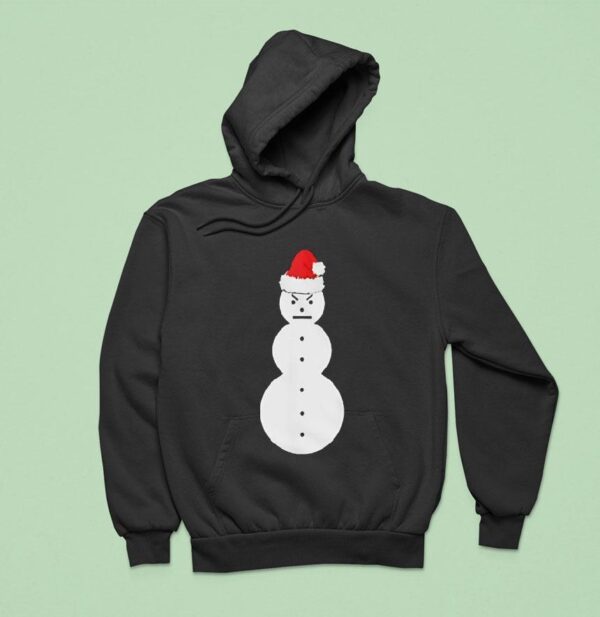 Frosty Santa Snowman Christmas Hoodie