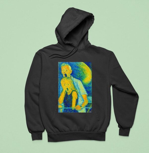 Ghostface Style Van Gogh Halloween Hoodie