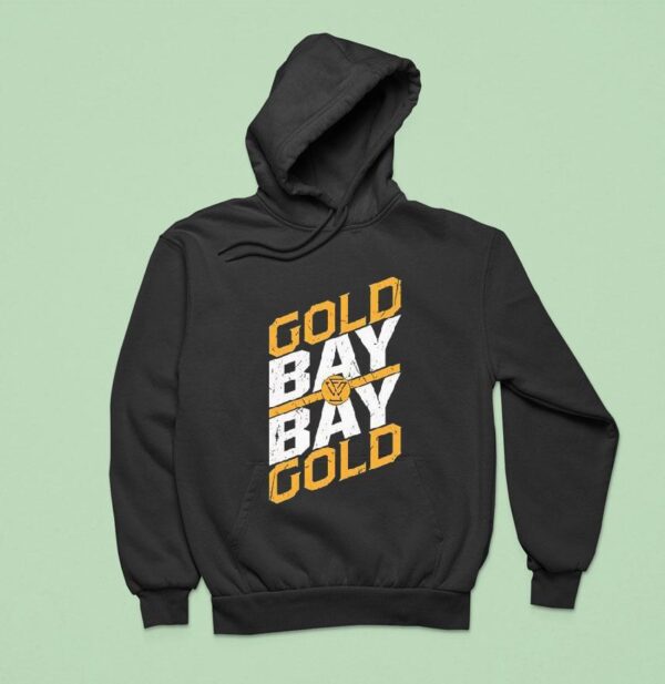 Gold Bay X Bay Gold Wwe Logo Hoodie