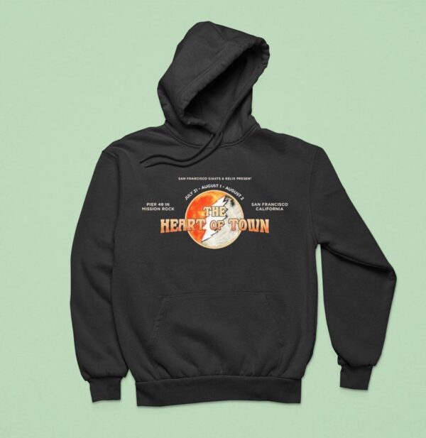 Grateful Dead The Heart Of Town On July Th And August St Nd In San Francisco Ca Pier In Mission Rock Hoodie