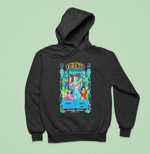 Griz Th Anniversary Of Grizmas Detroit December Hoodie