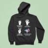 Hand Sign X Toronto Blue Jays Rock Beats Scissors Paper Beats Rock Hoodie