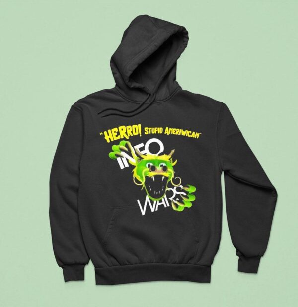 Herro Stupid American Info Wars Alex Jones Hoodie