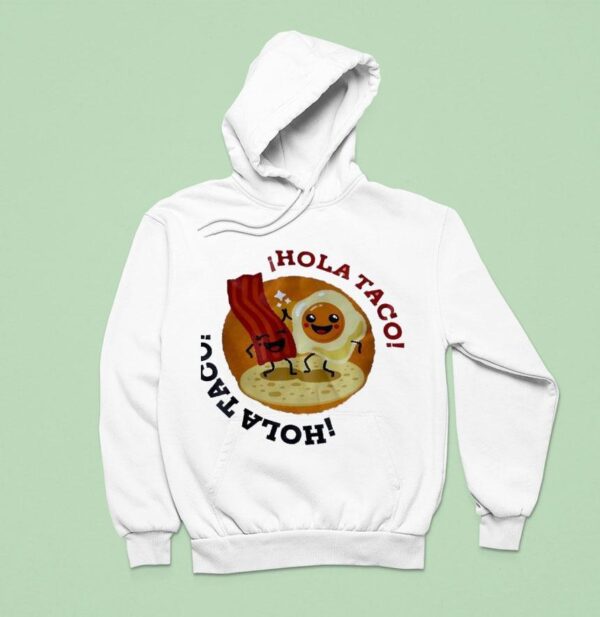 Hola Taco Cartoon Hoodie
