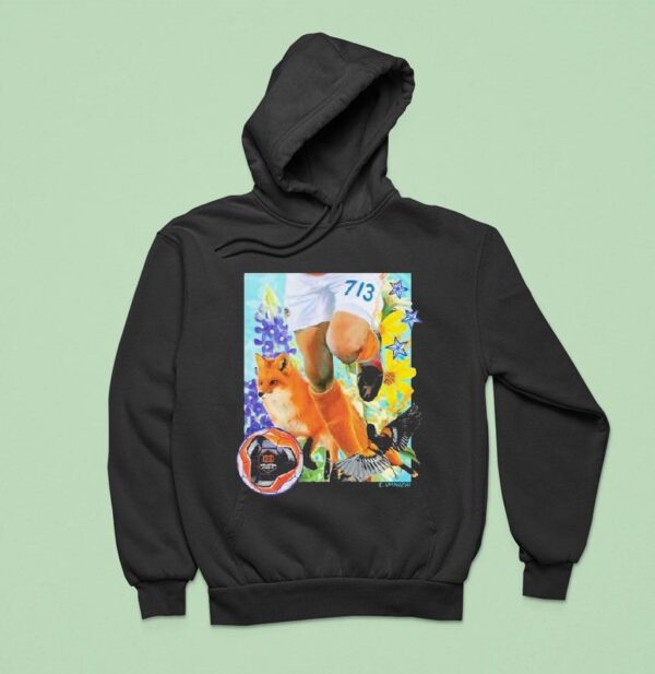 Houston Dynamo Fc X Free Walls H Town Fox Hoodie