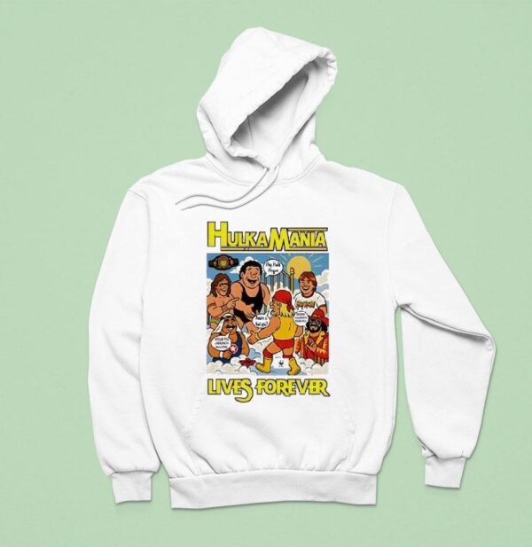 Hulkamania Hulk Hogan Lives Forever Hoodie