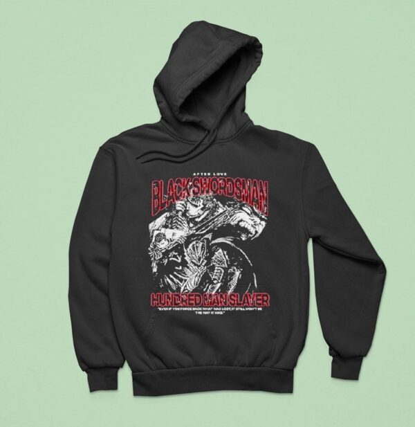 Hundred Man Slayer Black Swordsman Hoodie