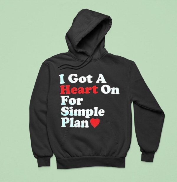 I Got A Heart On For Simple Plan Hoodie