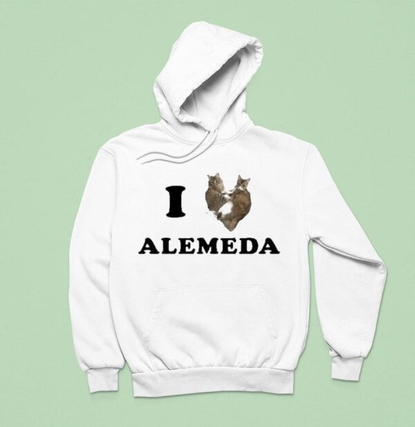 I Love Alameda Cats Hoodie