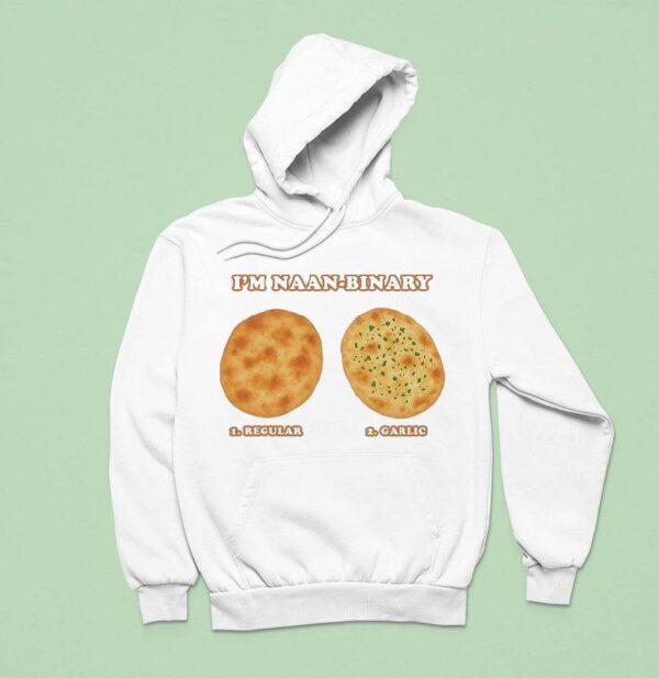 I M Naanbinary Regular Garlic Hoodie