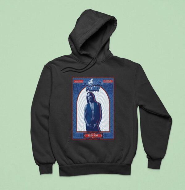 Iggy Pop Project Pabst July Portland Or Waterfront Park Hoodie