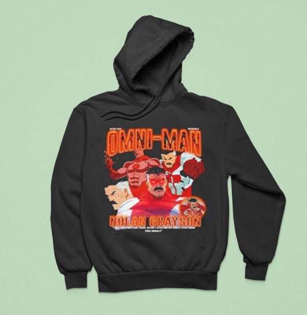 Invincible Omni Man Nolan Grayson I Will Burn This Planet Down Before I Spend Another Minute Living Among These Animals Hoodie