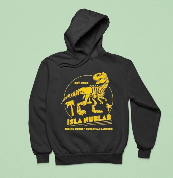 Isla Nublar Hiking Tours Botanical Gardens Est Hoodie