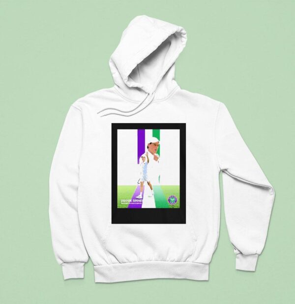 Jannik Sinner Wimbledon Champion The St Italian Man To Win The Title Hoodie
