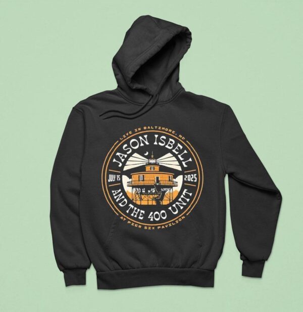 Jason Isbell And The Unit Baltimore Md At Pier Six Pavilion July Tour Hoodie