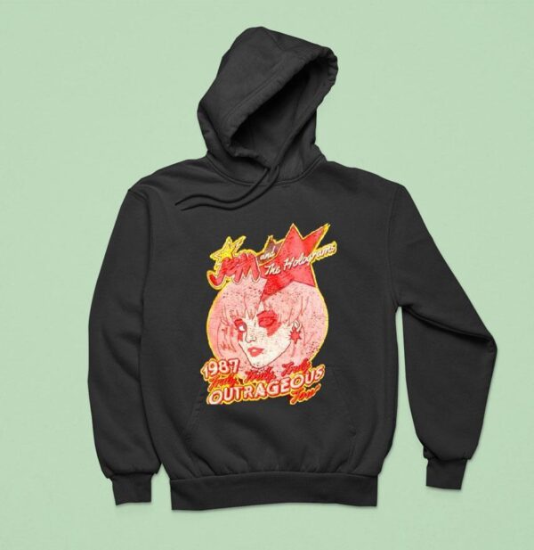 Jem And The Holograms Truly Truly Truly Outrageous Tour Vintage Hoodie