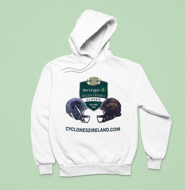 Kansas State Wildcats Vs Iowa State Cyclones Aer Lingus College Football Classic Ireland Hoodie