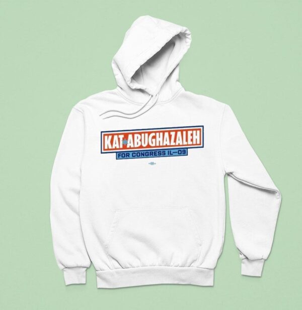 Kat Abughazaleh For Congress Illinois Multi Logo Hoodie