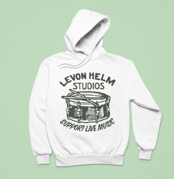 Levon Helm Support Live Music Snare Hoodie