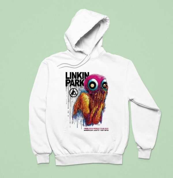 Linkin Park From Zero World Tour Minneapolis August Th Albert Alex Pardee At Target Center Hoodie