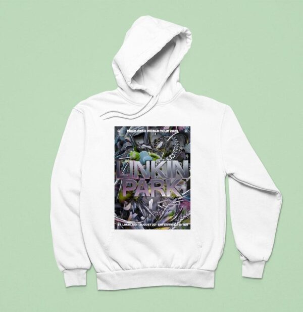 Linkin Park From Zero World Tour On August At St Louis Mo Enterprise Center Hoodie