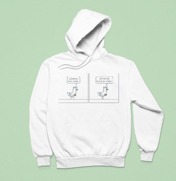 Looking For Love Or Some Kind Of Food Cartoon Hoodie