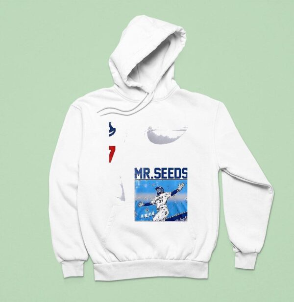 Los Angeles Dodgers Teoscar Hernandez Mr Seed Number Hoodie