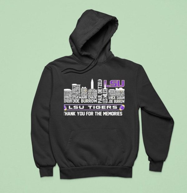 Lsu Tigers Thank You For The Memories Hoodie
