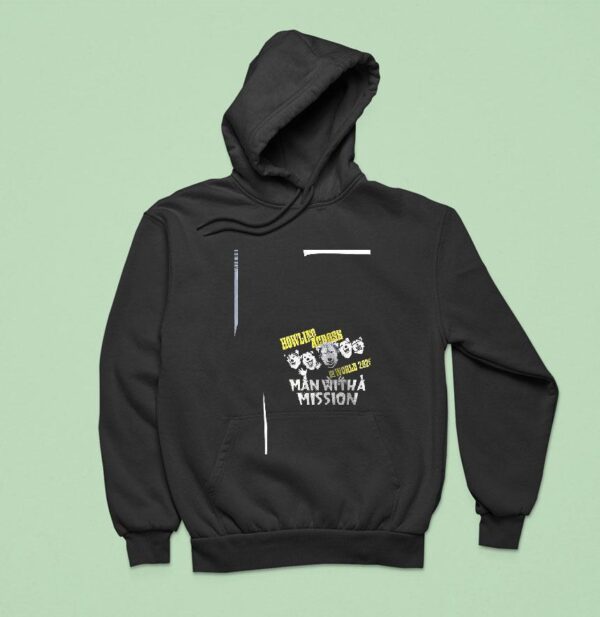 Man Witha Howling Across World Man With A Mission Hoodie