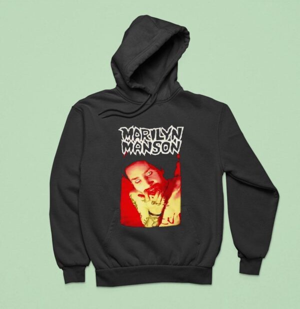 Marilyn Manson Horror Vintage Hoodie