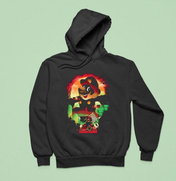 Mario In His Role In Super Mario Bros And Mario Kar Hoodie