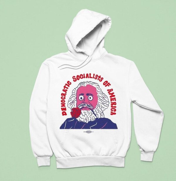 Marx Rose Democratic Socialists Of America Hoodie