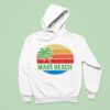 Maui Beach Palm Sunrise Vintage Hoodie