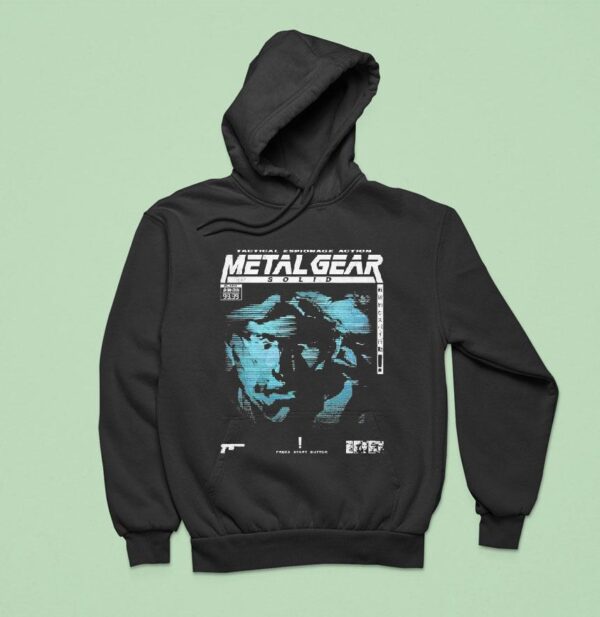Metal Gear Solid Guns Of The Patriots Tactical Espionage Action Press Start Button Hoodie