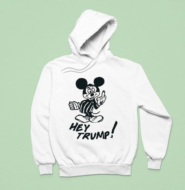 Mickey Mouse Hey Trump Fuck Hoodie