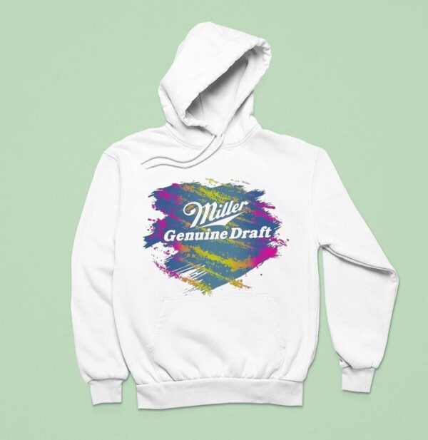 Miller Genuine Draft Paint Splatter Hoodie