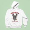 Monkey Dog Keeps Painting Hoodie