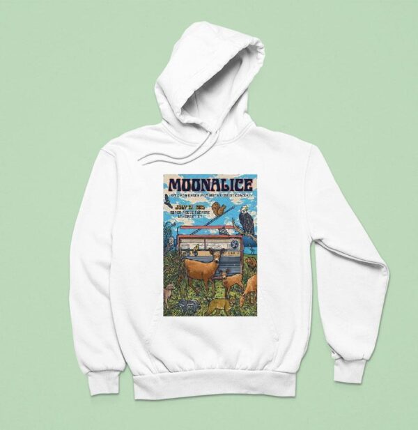 Moonalice July Lakeport Ca Concer Hoodie
