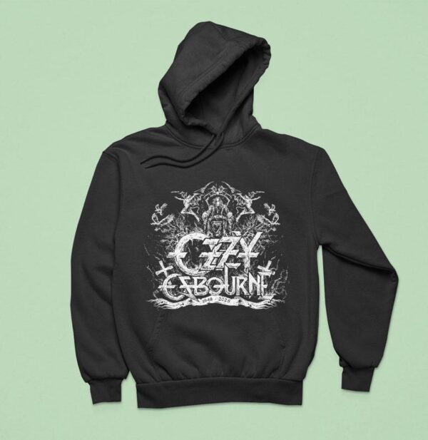 Mr Crowley Ozzy Osbourne Black Sabbath Rip Hoodie