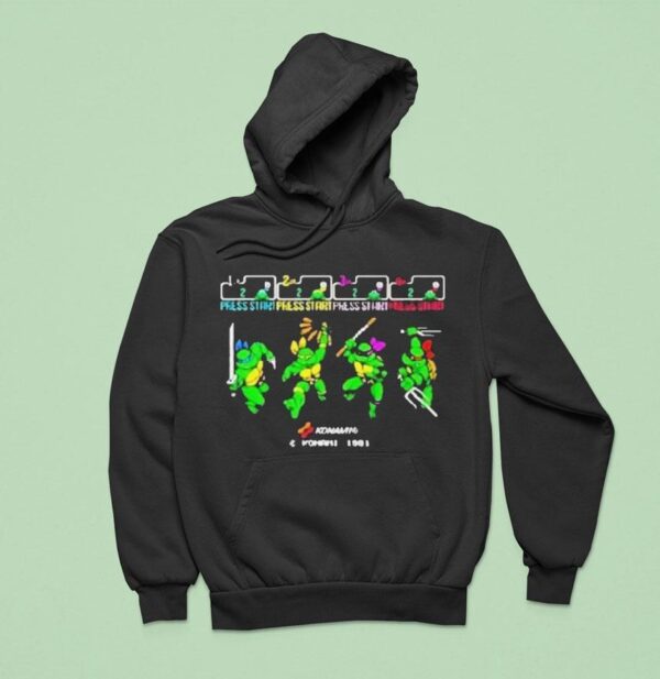 Nage Mutant Ninja Turtles Konami Hoodie