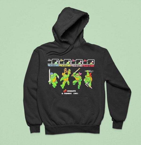 Nage Mutant Ninja Turtles Press Star Hoodie