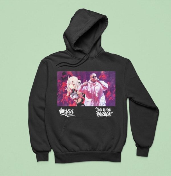 Nakiri Ayame X Nas Live At The Garden Waifu Hoodie