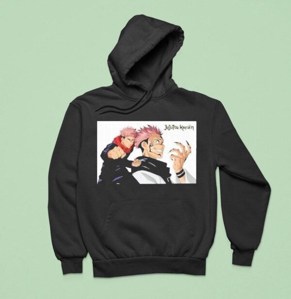 Namjoon Wearing Jujutsu Kaisen Ryomen Sukuna And Itadori Yuji Hoodie