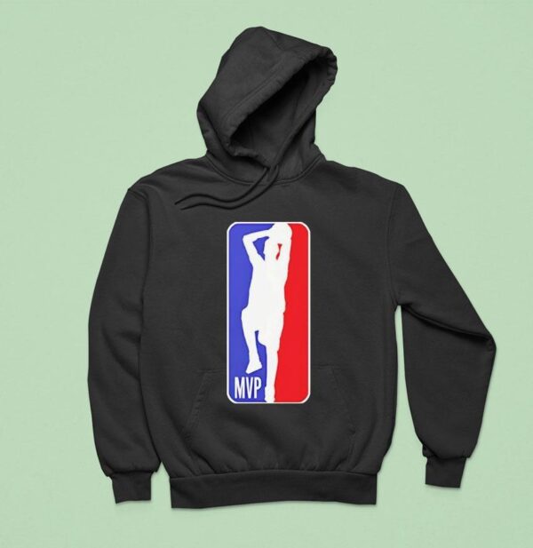 Nikola Jokic Mvp Shooting Basketball Logo Hoodie