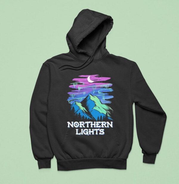 Northern Lights Jetty High Hoodie