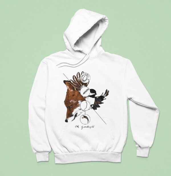 Ok Goodnight The Fox The Bird Hoodie