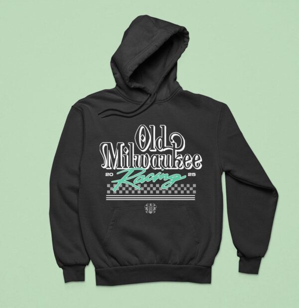Old Milwaukee Neon Drift Racing Hoodie