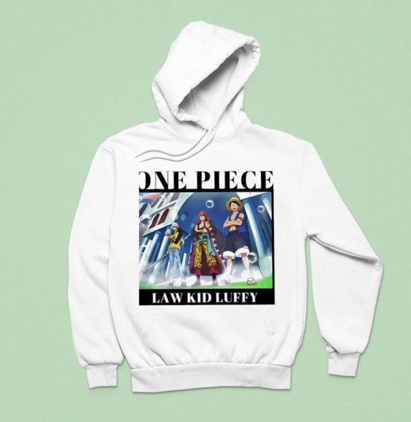 One Piece Law Kid Luffy Hoodie
