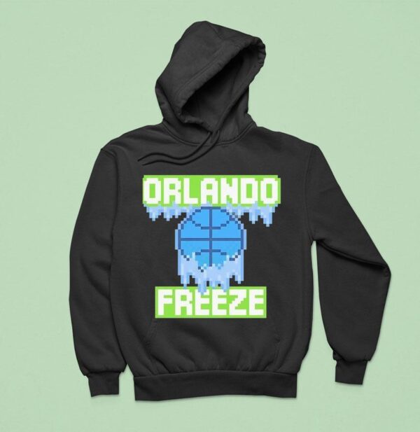 Orlando Freeze Basketball Pixel Hoodie